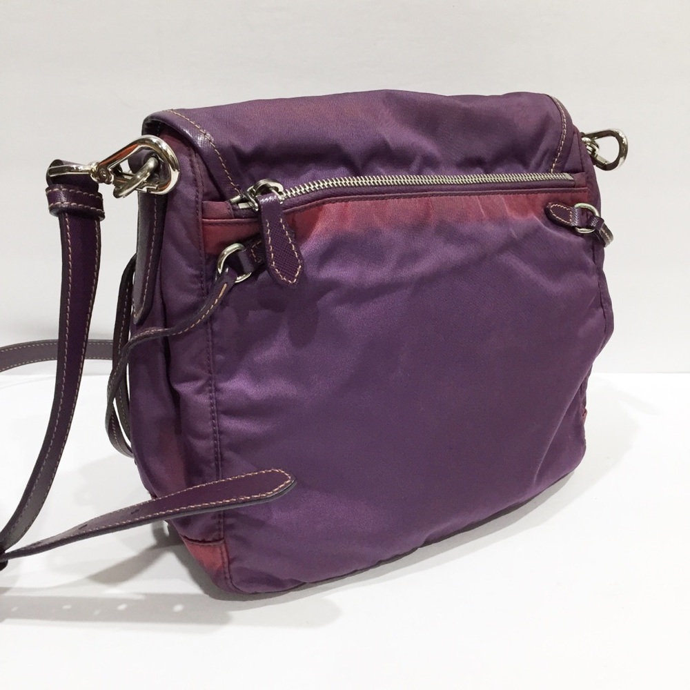 ❤️SOLD❤️Prada purple Tessuto nylon crossbody bag - Picture 5 of 11